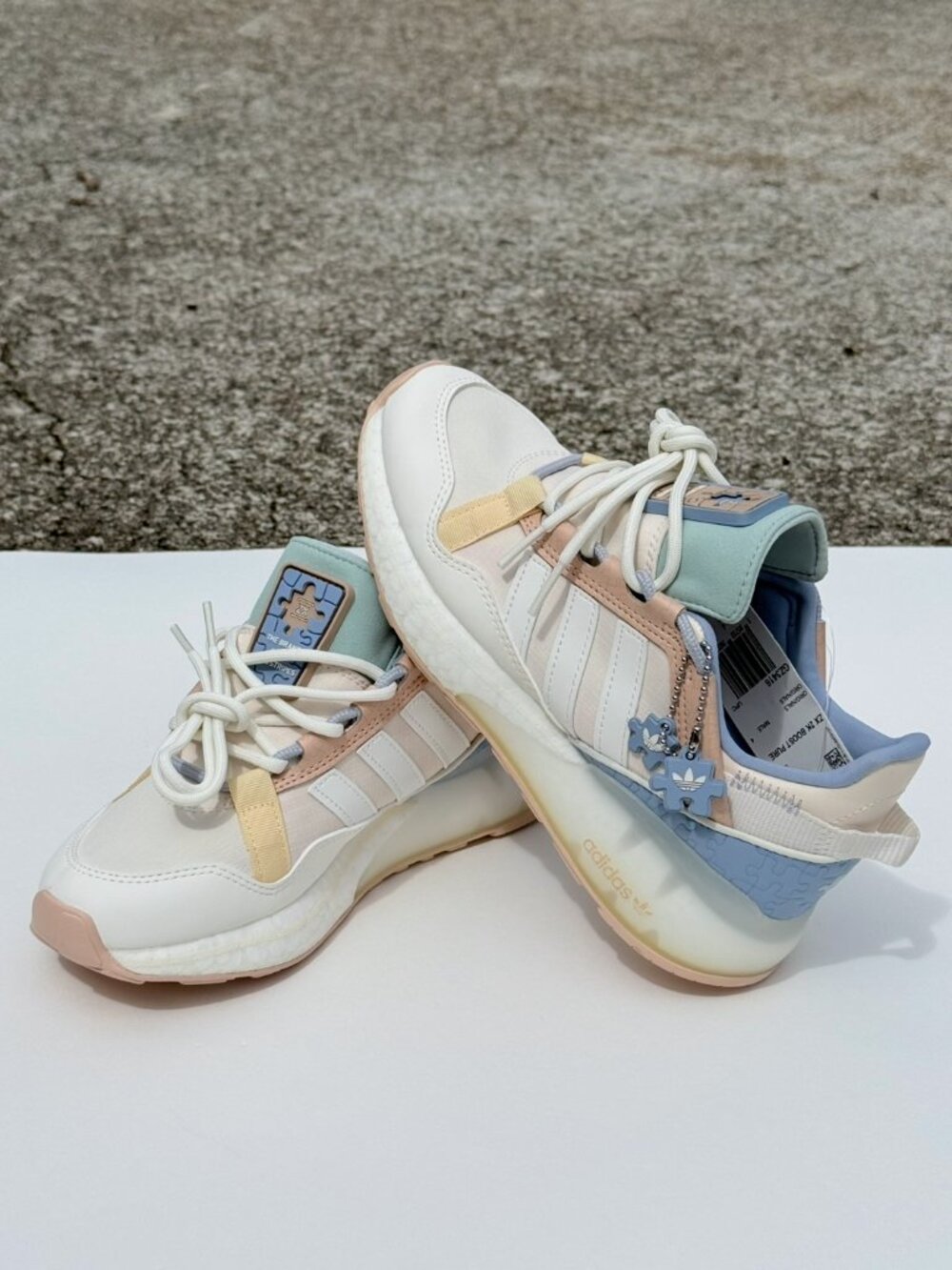 ADIDAS ZX 2K Boost Pure Sneaker Men's Size 4.5 Multi